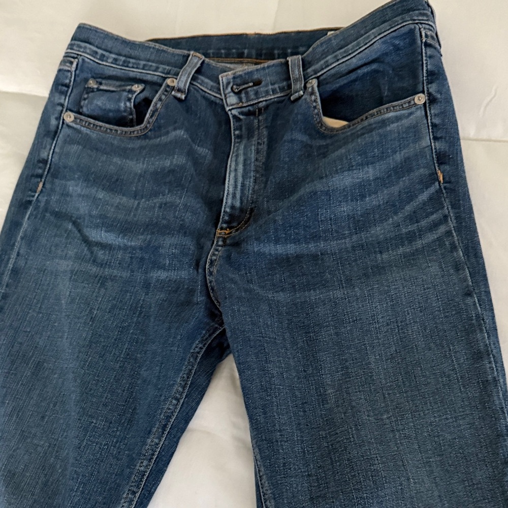 rag & bone Women’s Straight Blue Jeans
